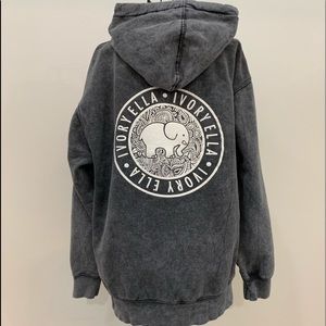 Ivory Ella Hooded Sweatshirt